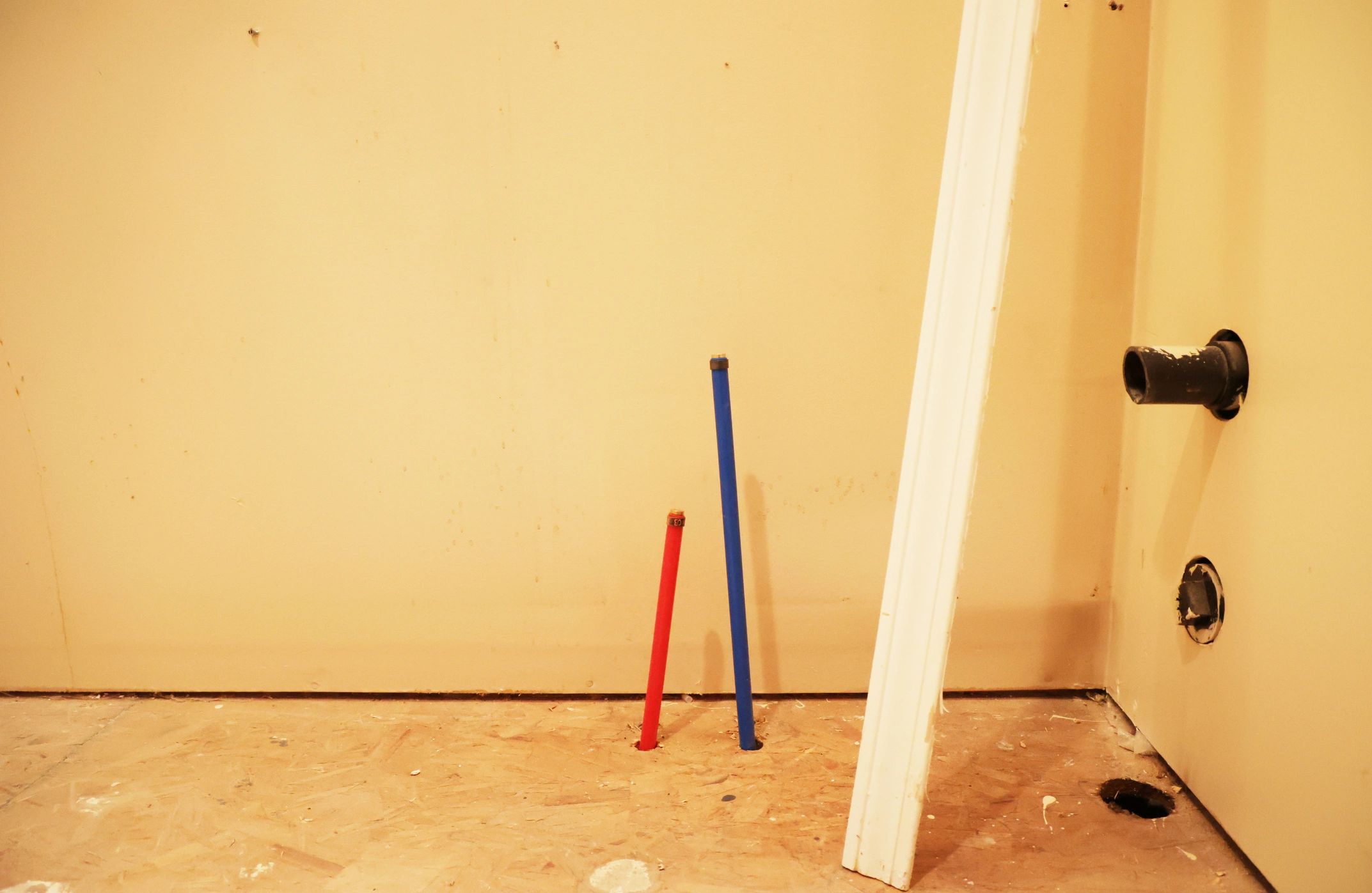 Fire caulk and firestop assembly materials on a construction project